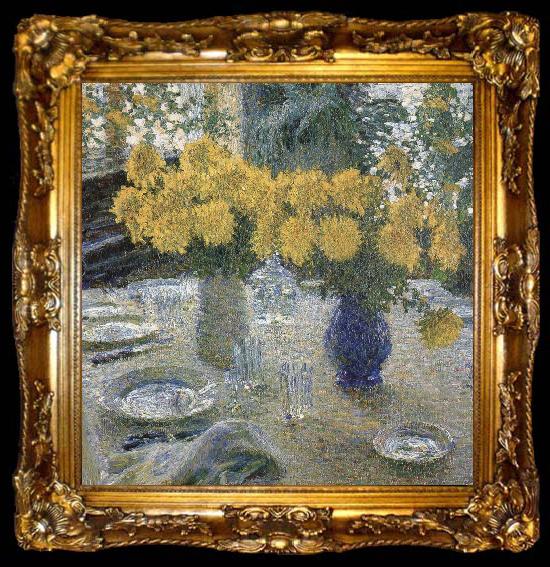 framed  unknow artist Chrysanthemum, ta009-2